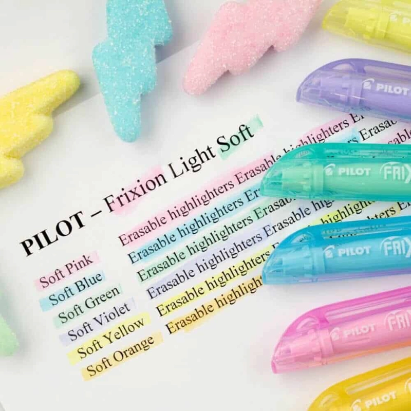 SET 3 DESTACADORES BORRABLES FRIXION LIGHT SOFT PILOT - 6