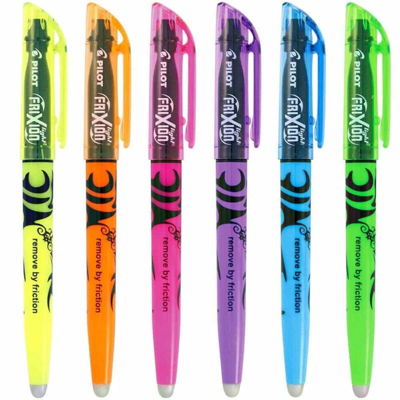 SET 6 DESTACADORES BORRABLES FRIXION LIGHT PILOT - 2