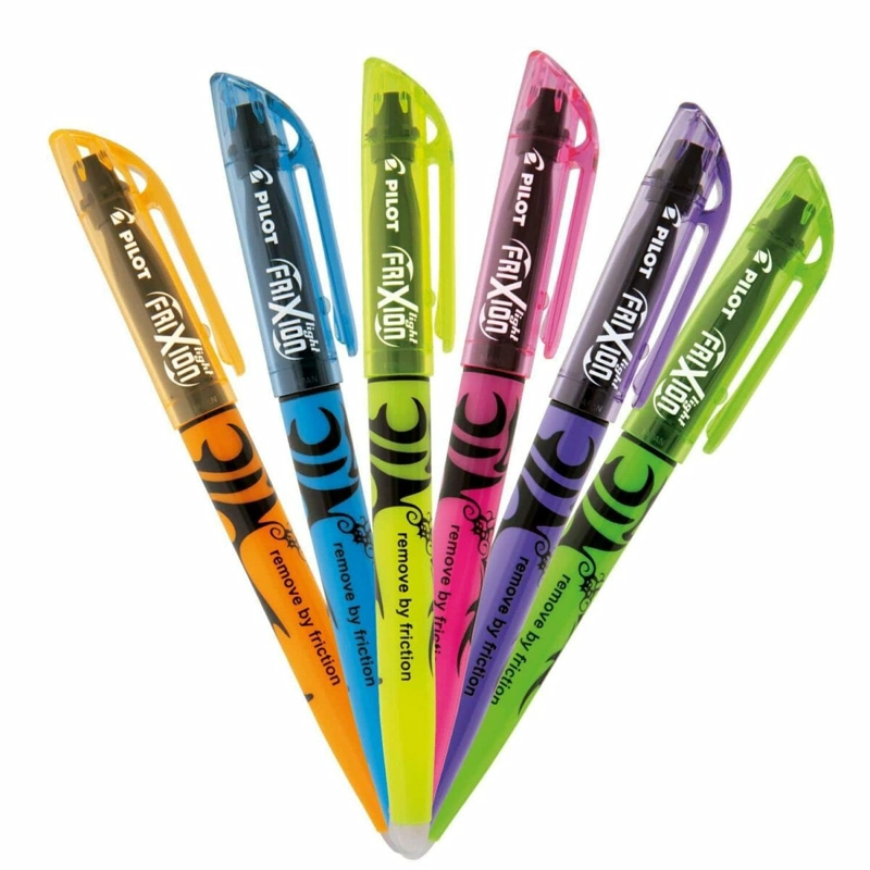 SET 6 DESTACADORES BORRABLES FRIXION LIGHT PILOT - 3