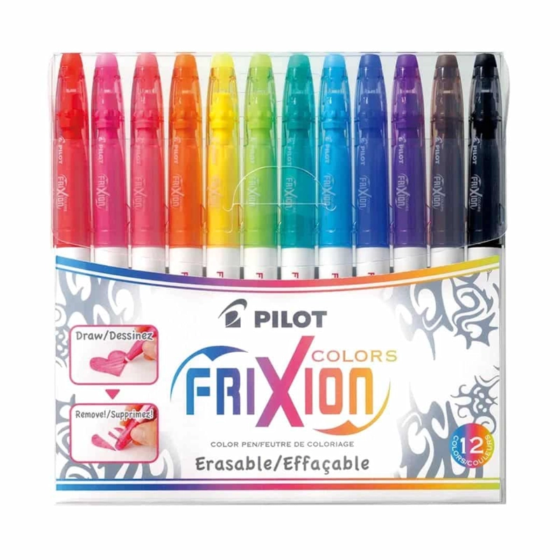 SET DE 12 MARCADORES BORRABLES FRIXION COLORS PILOT - 1