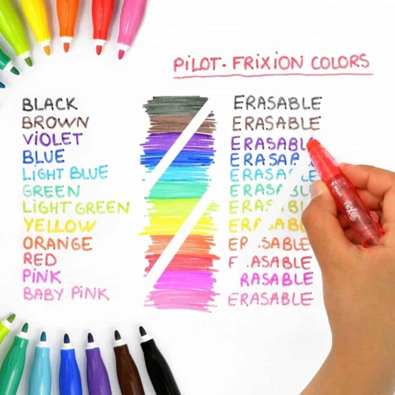 SET DE 12 MARCADORES BORRABLES FRIXION COLORS PILOT - 4