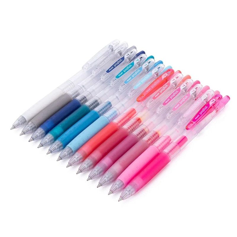 SET 12 LAPICES TINTA GEL 0.7MM POP LOL COLORES UNICORN PILOT - 2