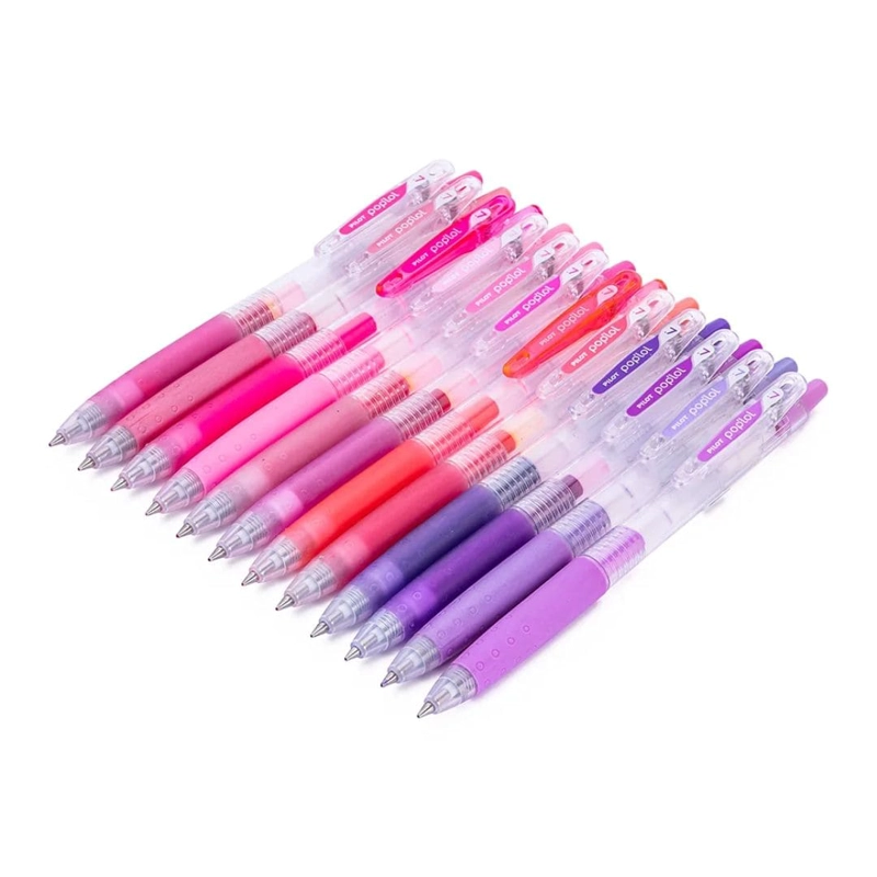 SET 12 LAPICES TINTA GEL 0.7MM POP LOL COLORES MARSHMALLOW PILOT - 2