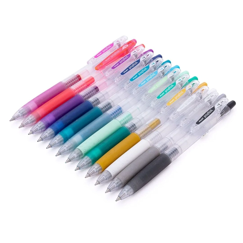 SET 12 LAPICES TINTA GEL 0.7MM POP LOL COLORES RAINBOW PILOT - 2