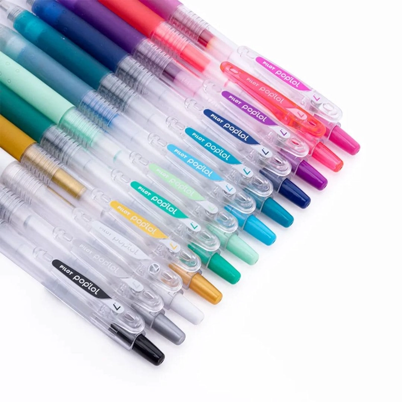 SET 12 LAPICES TINTA GEL 0.7MM POP LOL COLORES RAINBOW PILOT - 3