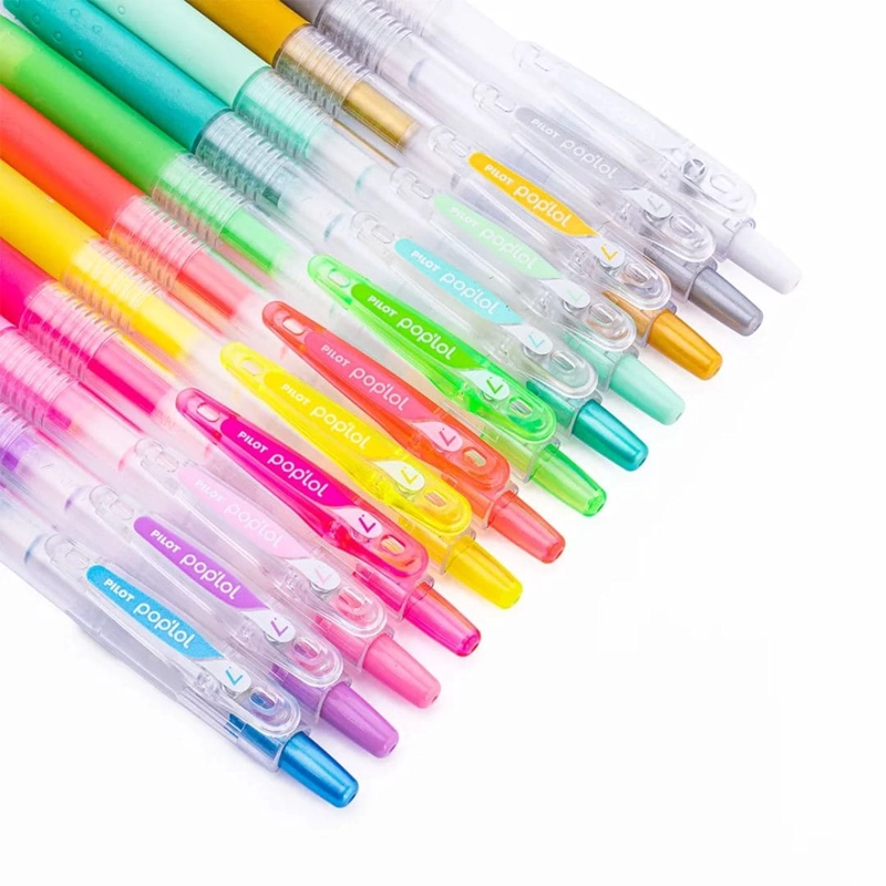 SET 12 LAPICES TINTA GEL 0.7MM POP LOL COLORES LOLLIPOP PILOT - 3