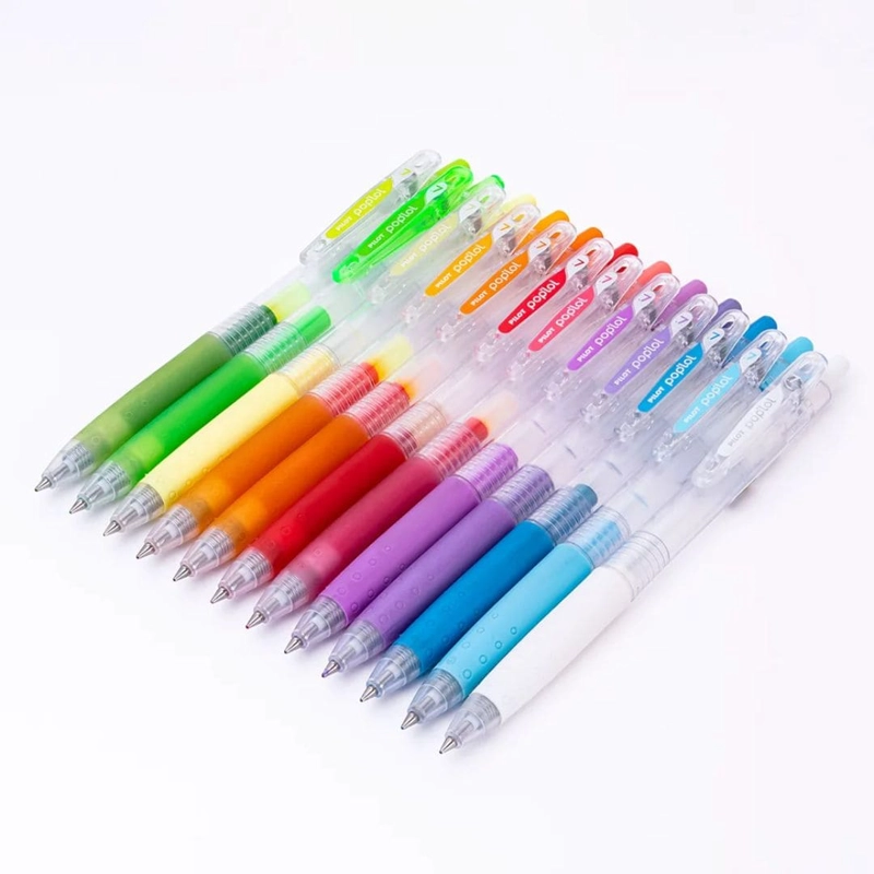 SET 12 LAPICES TINTA GEL 0.7MM POP LOL COLORES CANDY PILOT - 2
