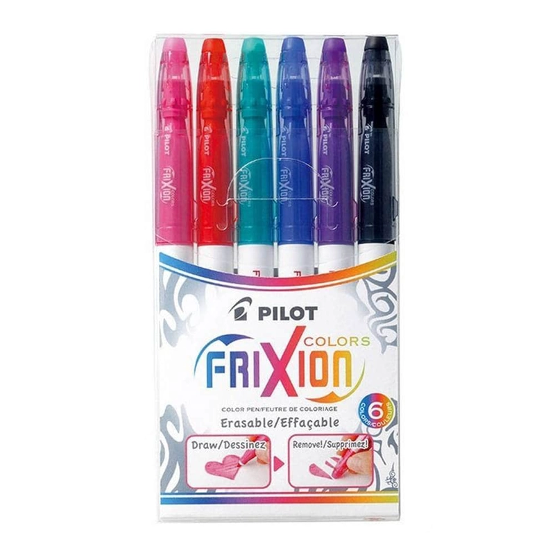 SET DE 6 MARCADORES BORRABLES FRIXION COLORS PILOT - 1