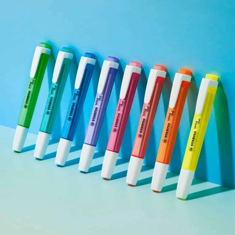 SET DE 8 DESTACADORES STABILO SWING COOL FLUORESCENTES - 3