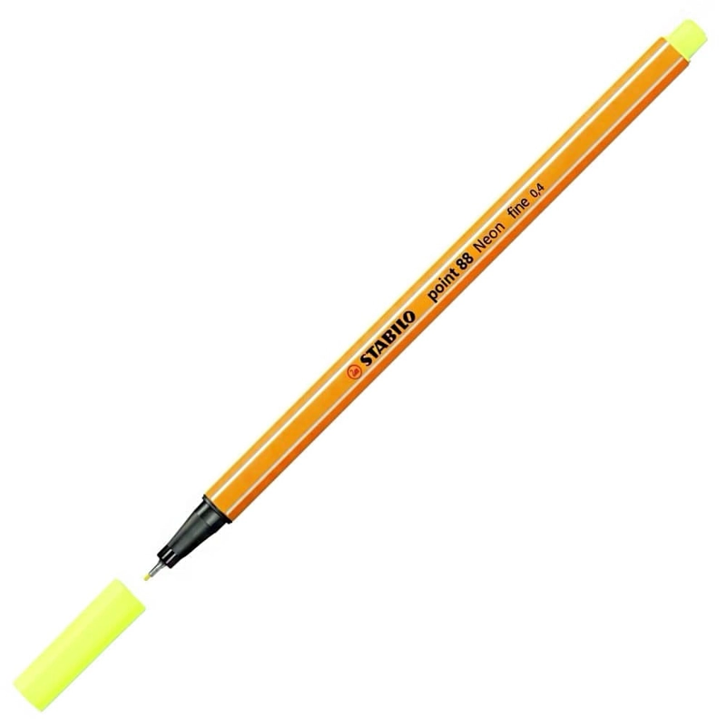 SET DE 10 COLORES NEON (5 STABILO POINT 88 + 5 STABILO PEN 68) - 5