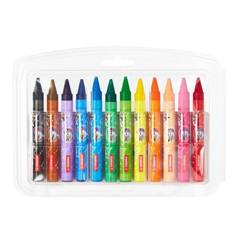 SET DE 12 CRAYONES DE CERA STABILO JUMBO YIPPY-WAX - 2