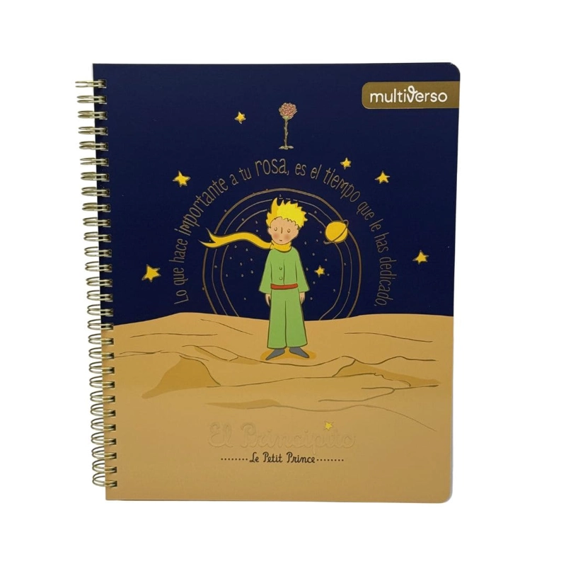 SET 10 CUADERNOS UNIVERSITARIOS 100 HOJAS CUADRICULADAS 7MM EL PRINCIPITO - 4