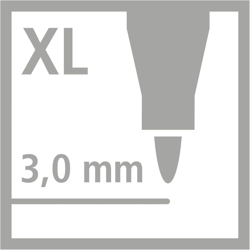 SET DE 12 MARCADORES 3.0MM STABILO TRIO JUMBO - 7