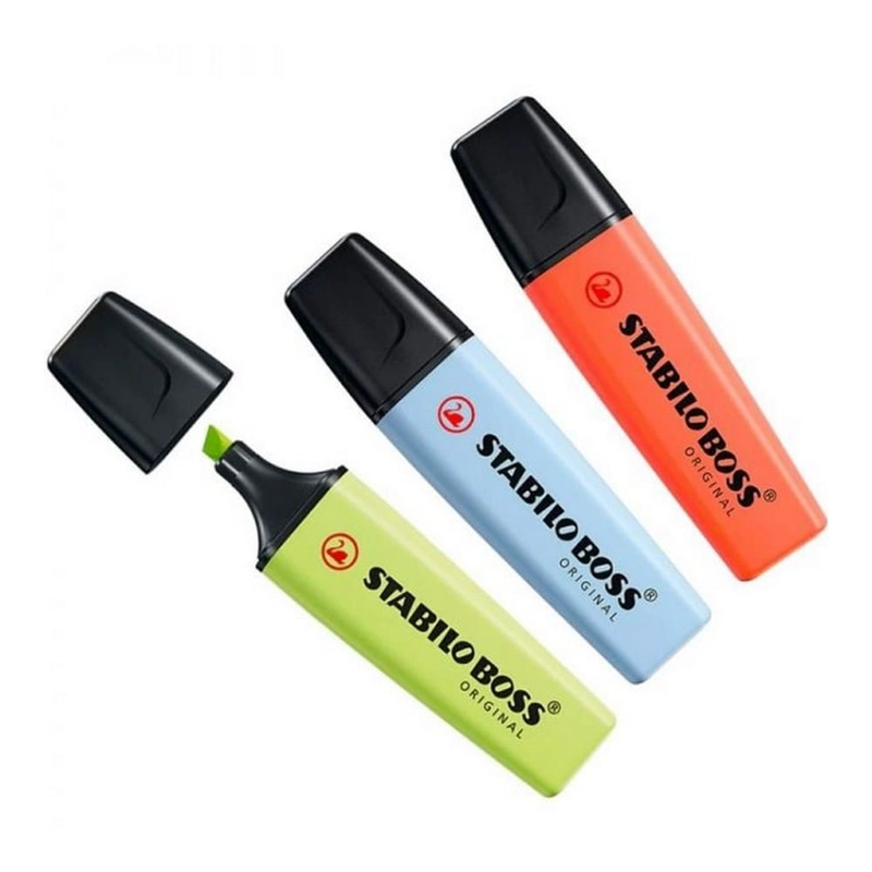 SET DE 3 DESTACADORES STABILO BOSS ORIGINAL PASTEL 2021 - 3