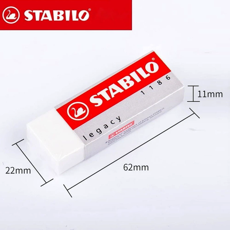 SET DE 2 GOMAS DE BORRAR ESTANDAR STABILO LEGACY 1186 - 3