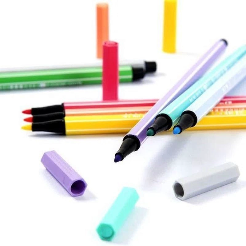 SET DE 20 MARCADORES STABILO PEN 68 ZEBRUI EN ESTUCHE TURQUESA - 3