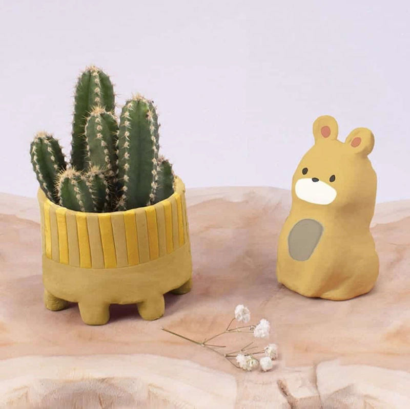 PASTA PARA MODELAR 250G OCRE JOVI AIR DRY CLAY - 6