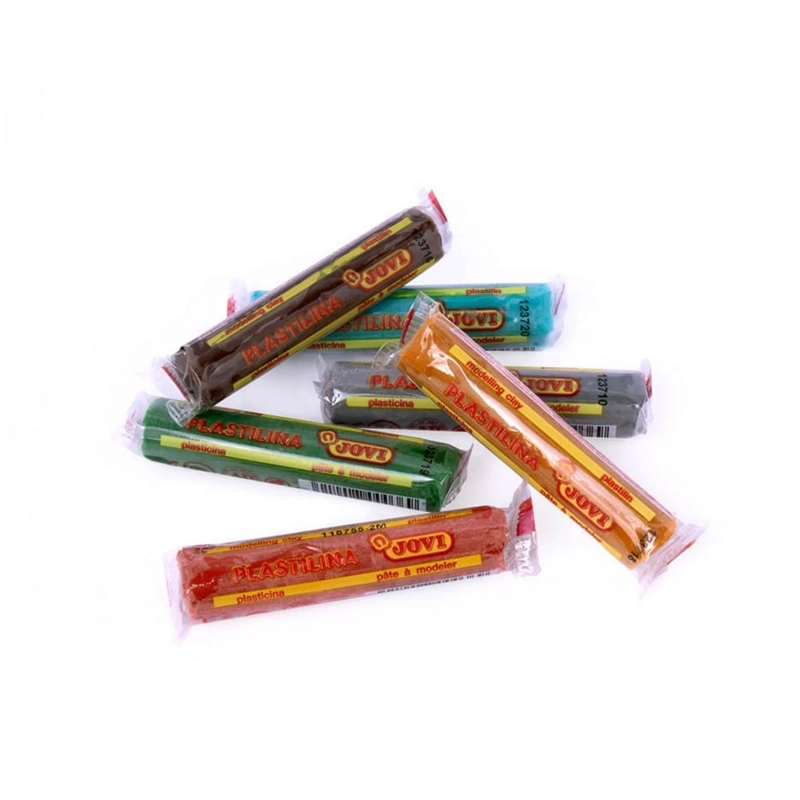 SET DE 6 BARRAS DE PLASTILINA 15G COLORES NATURALEZA JOVI - 2