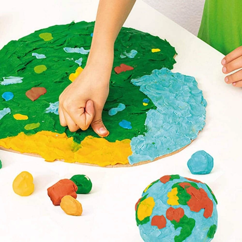 SET DE 6 BARRAS DE PLASTILINA 15G COLORES NATURALEZA JOVI - 5
