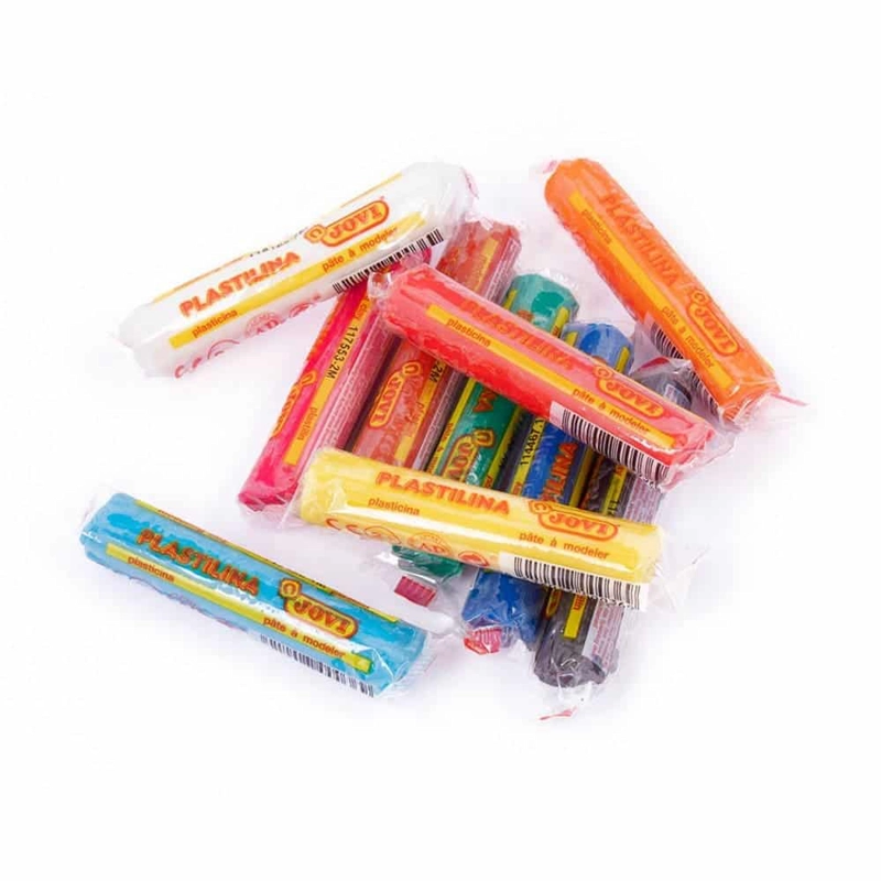 SET DE 10 BARRAS DE PLASTILINA 15G COLORES JOVI - 2