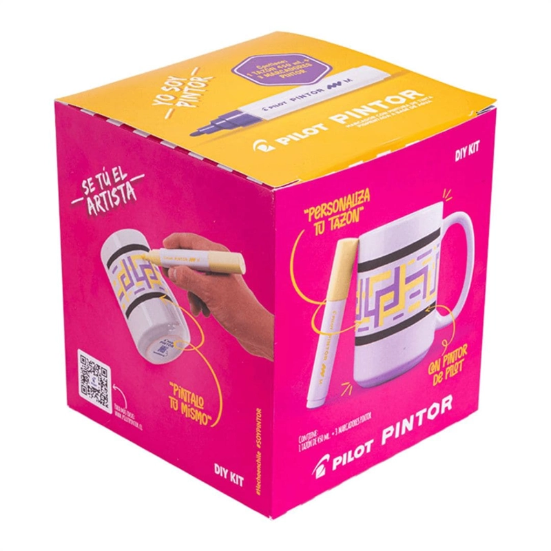 SET 3 PINTOR + TAZON 450ML PILOT - 2