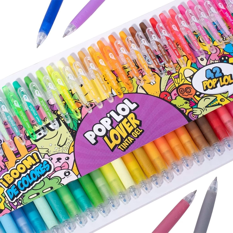 SET 42 LAPICES TINTA GEL 0.7MM POP LOL PILOT - 2