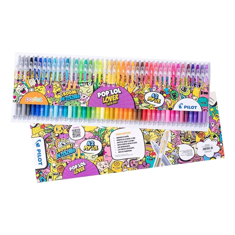 SET 42 LAPICES TINTA GEL 0.7MM POP LOL PILOT - 3