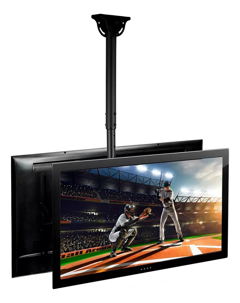 SOPORTE DE TECHO PARA TV DOBLE 42 A 80 PULG ASPOR DUAL COLOR NEGRO - 3