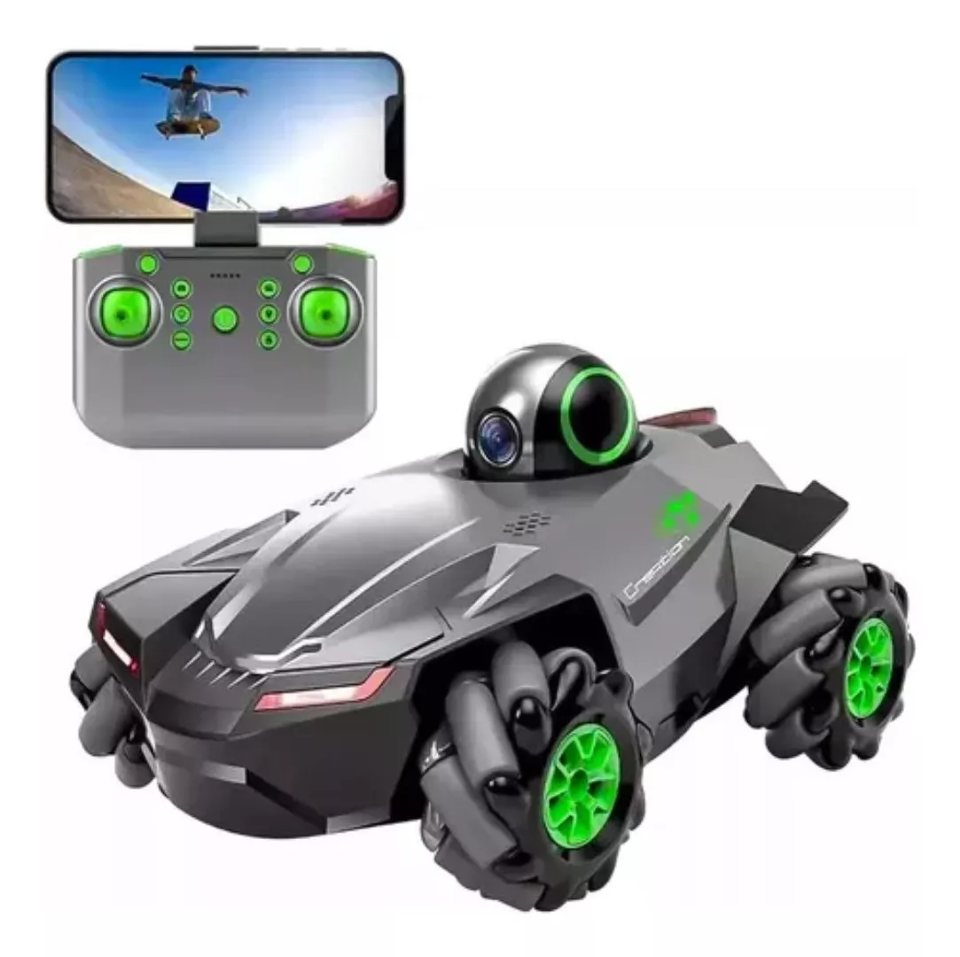 AUTO EXPLORADOR CON CAMARA A CONTROL REMOTO HD 4X4 360° WIFI - 1