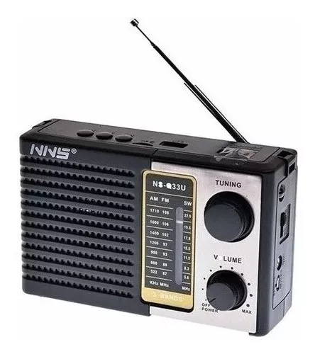 PARLANTE RADIO RECARGABLE Y PILAS NS-Q33U AM Y FM/SD/USB - 1