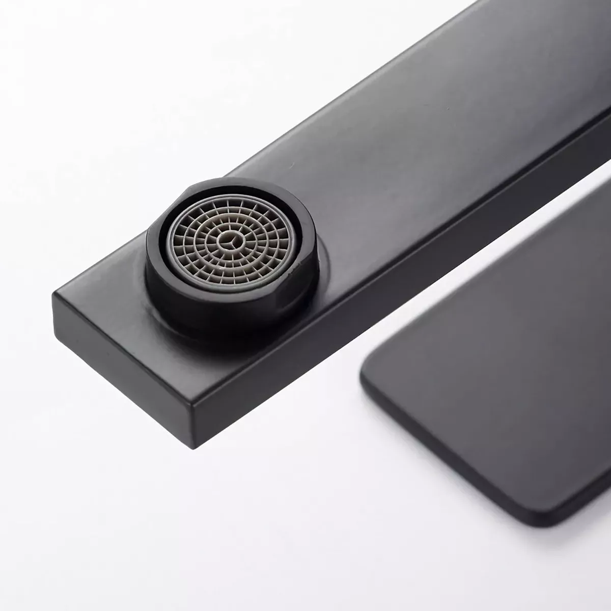LLAVE LAVAMANOS ALTA GRIFO MONOMANDO ACERO INOXIDABLE PLATA - 4