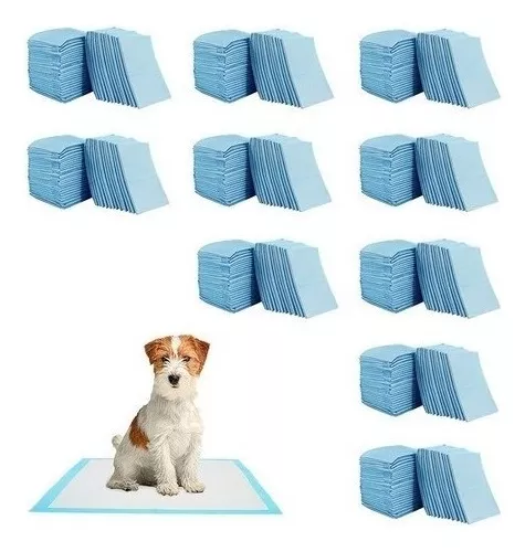 200 PAÑALES TIPO SABANILLAS MASCOTAS PERROS Y GATOS 60X60CM - 1