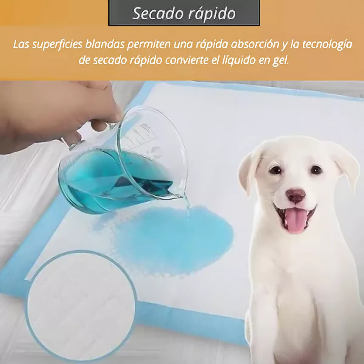 80 PAÑALES TIPO SABANILLAS MASCOTAS PERROS 60X60CM LAVANDA - 3