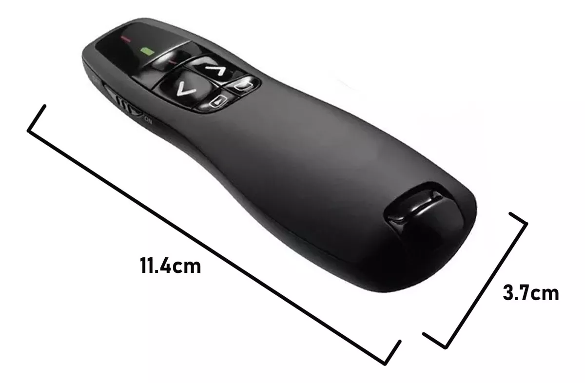 PRESENTADOR POWERPOINT PUNTERO LASER 100M R400 INALÁMBRICO - 2