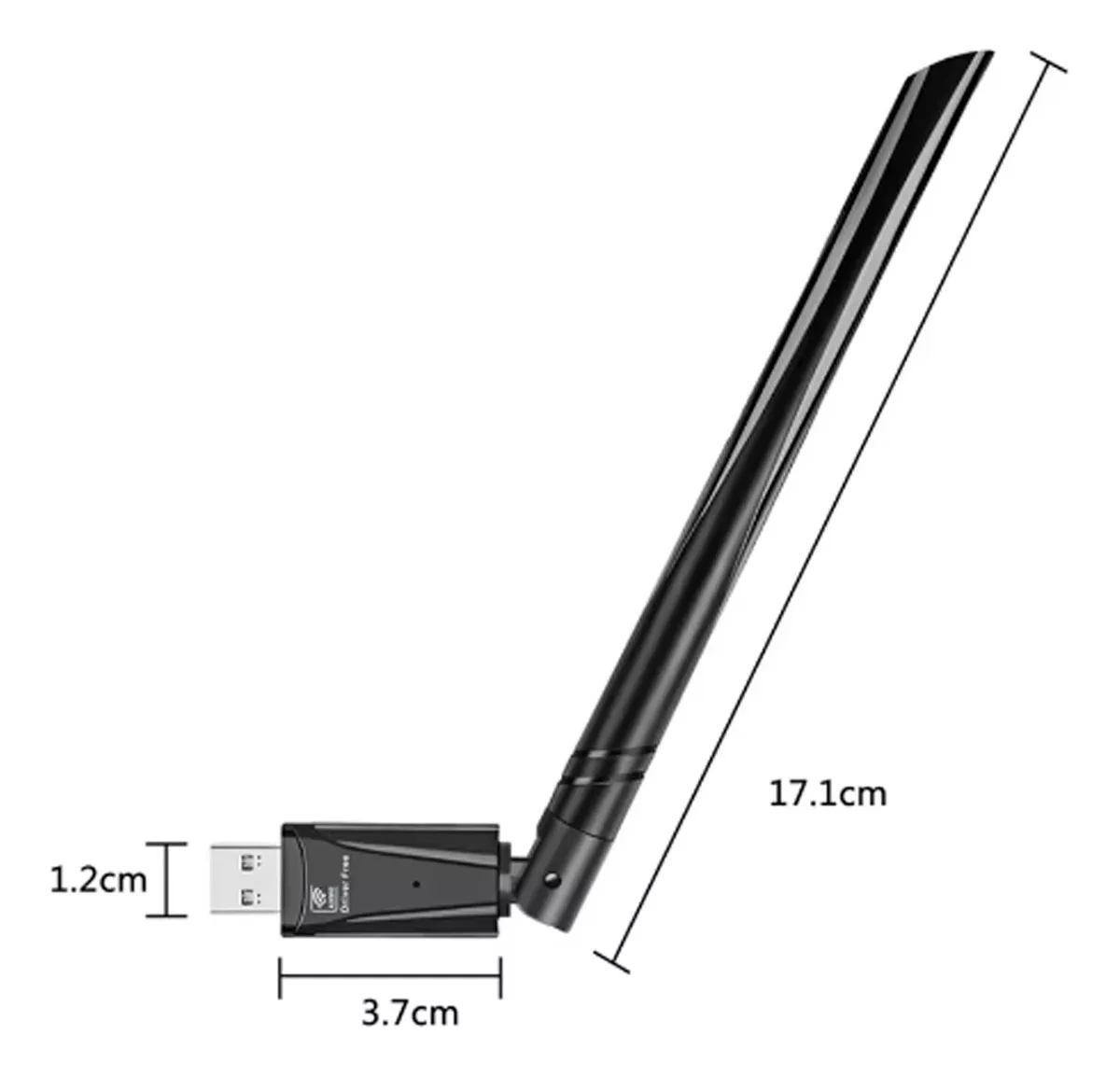 ADAPTADOR ANTENA WIFI USB DUAL 5G 900MBPS ALTA VELOCIDAD - 2