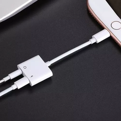 ADAPTADOR LIGHTNING A AUX Y LIGHTNING COMPATIBLE CON IPHONE - 3