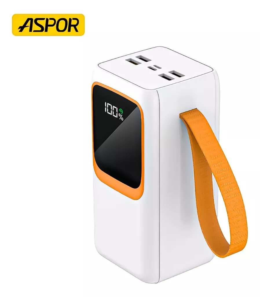 BATERIA PORTATIL ASPOR 50000MAH A350 POWERBANK MULTIPUERTOS - 2