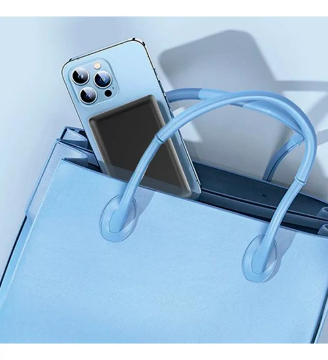 BATERIA PORTATIL DE 5000MAH POWERBANK MAGNETICO - 5