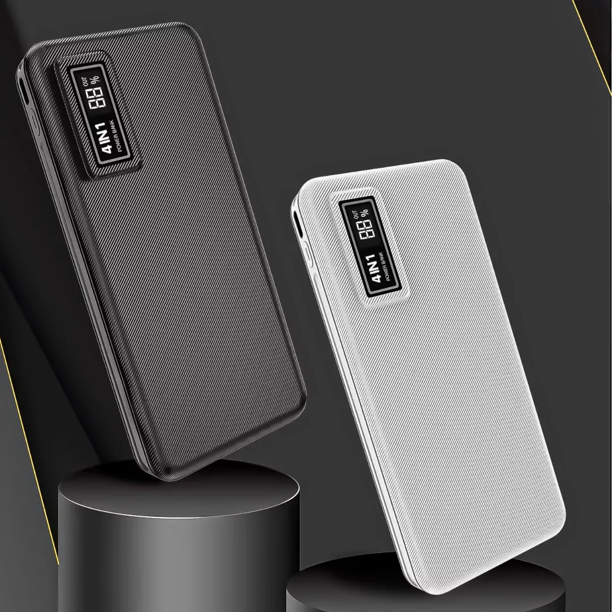 BATERIA PORTATIL ASPOR 10000MAH A300 IPHONE MICRO TIPO C COLOR NEGRO - 3