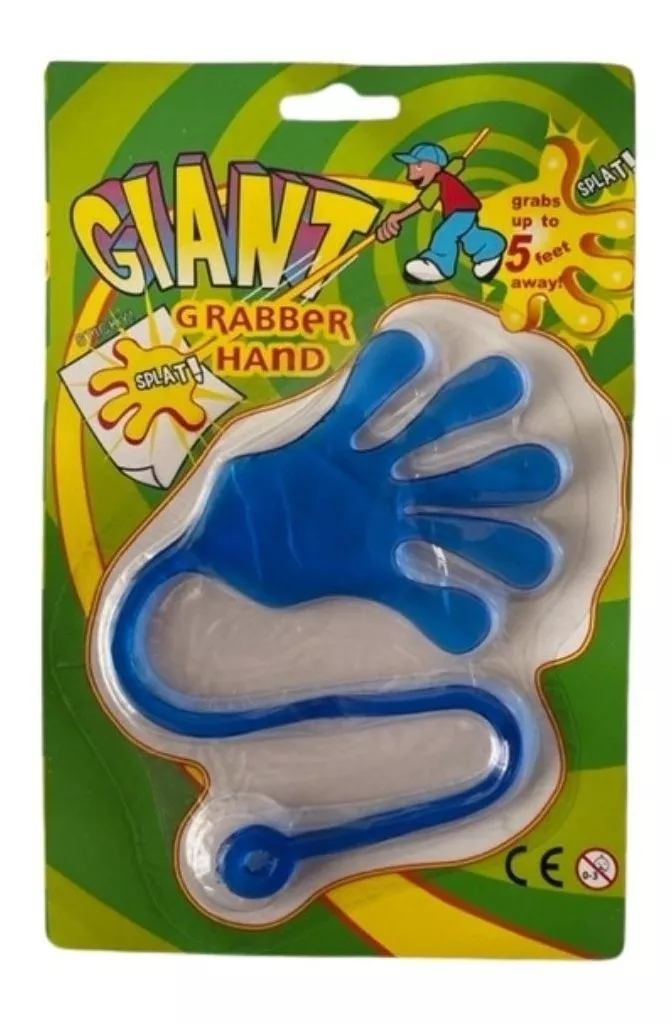 MANO PEGAJOSAS JUGUETE PEGAJOSO COLORES DISPONIBLES X 12UNID - 1
