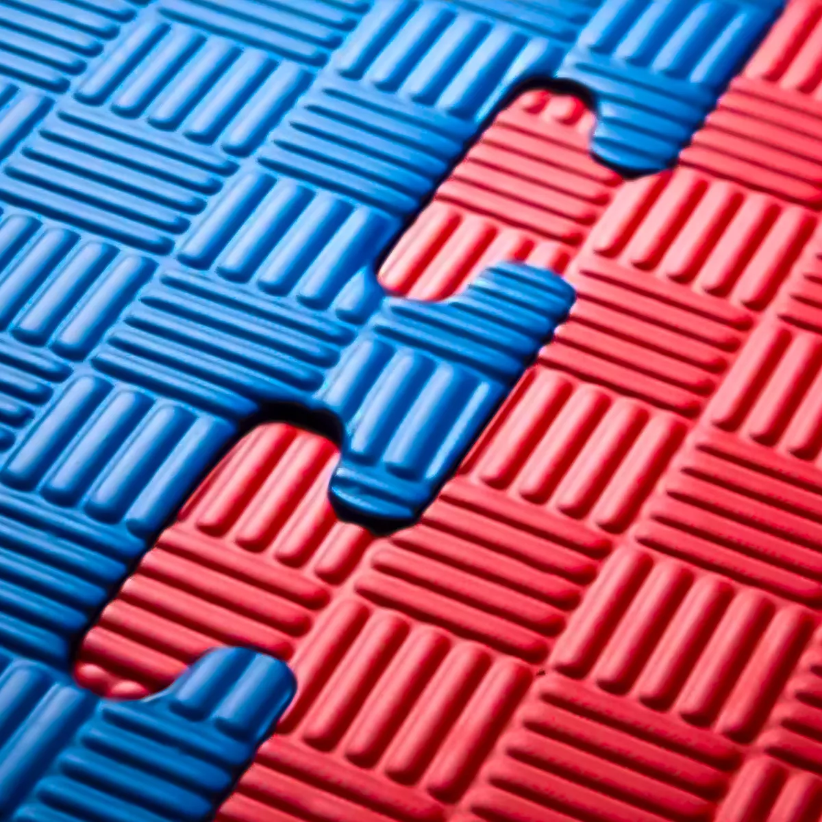 PLANCHA TATAMI 100CM X 100CM X 4CM ROJO Y AZUL BOOMFIT - 3