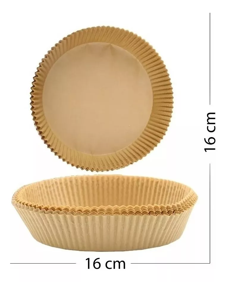 FORROS AIRFRYER PAPEL ANTIADHERENTE X50 FREIDORAS DES 16CM - 2