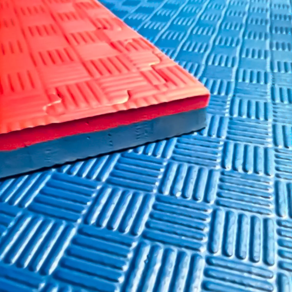 PACK 4 PLANCHA TATAMI 100CM X 100CM X 2.5CM ROJO Y AZUL - 4