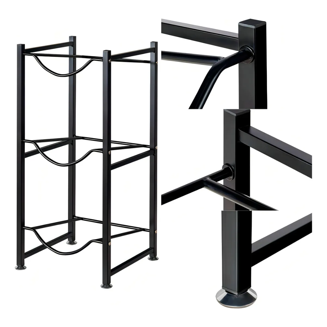 ESTANTE ORGANIZADOR RACK 3 BOTELLONES BIDONES AGUA 20LTS - 4