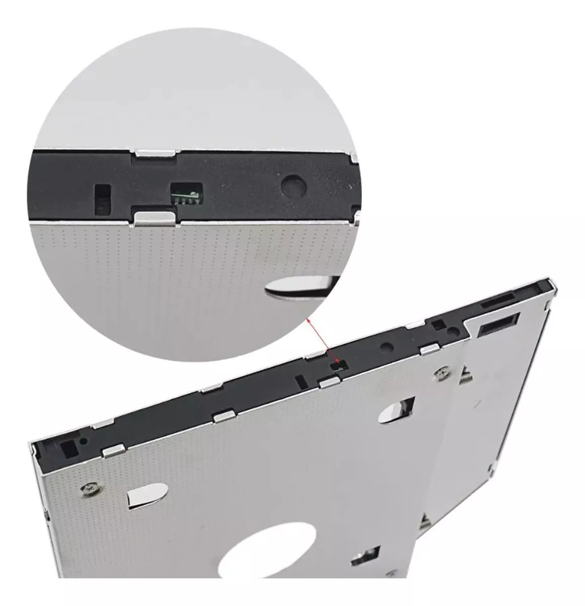 CASE COFRE DISCO DURO SOLIDO SSD HDD 9.5MM SLOT CD/DVD-ROM - 3