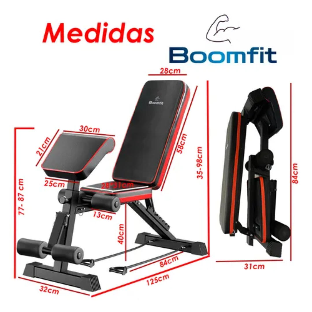 PRESS BANCA 7 NIVELES MULTIFUNCIONAL PLEGABLE 16EN1 - 2