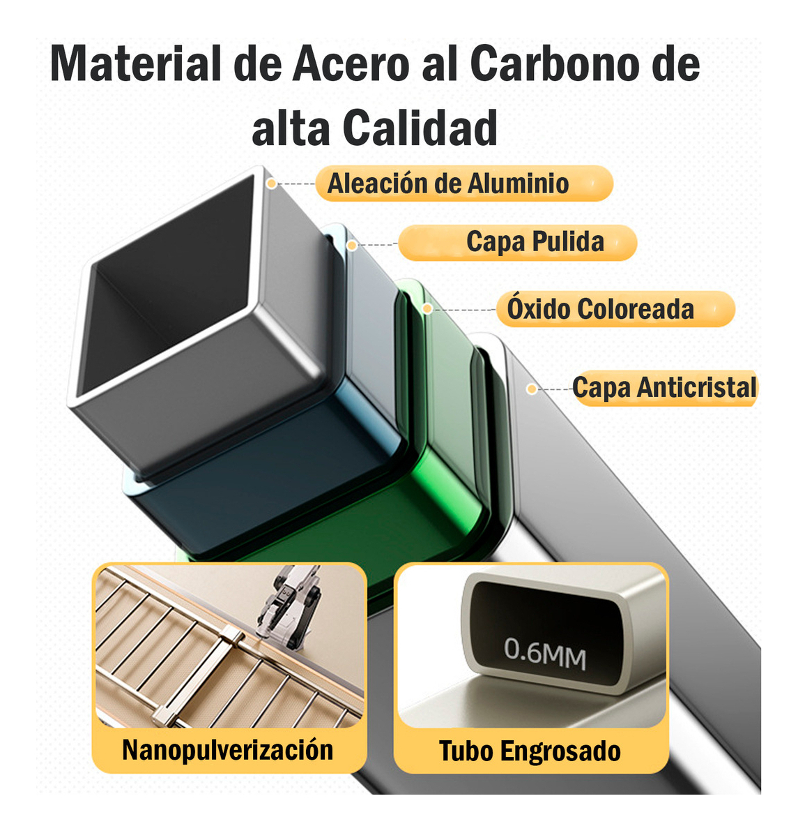 TENDEDERO PLEGABLE PREMIUM BEITI ACERO INOX 170CM 50KG - 3