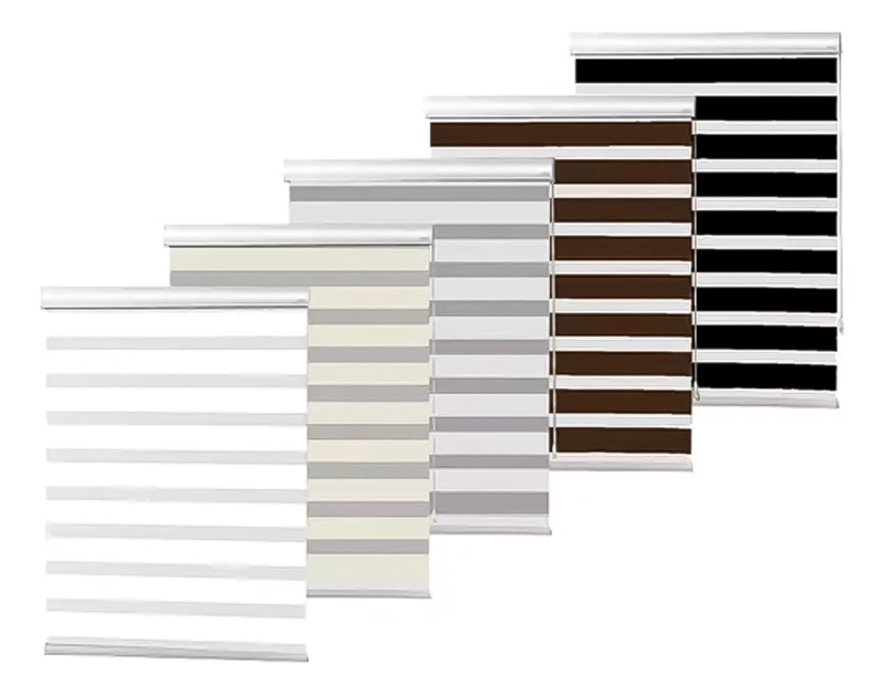 CORTINA ROLLER DUO ZEBRA DIA Y NOCHE 120X240 JASPEADO - 1