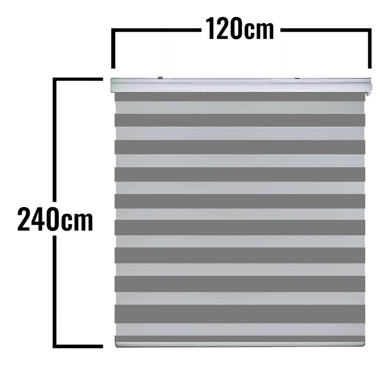 CORTINA ROLLER DUO ZEBRA DIA Y NOCHE 120X240 JASPEADO - 5