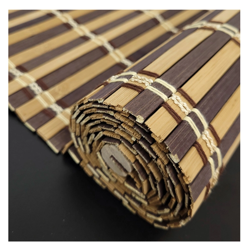 CORTINA BAMBU PERSIANA BICOLOR 120X150 ROLLER CON DISEÑOS - 2